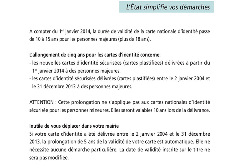 cni changement au 1er janvier