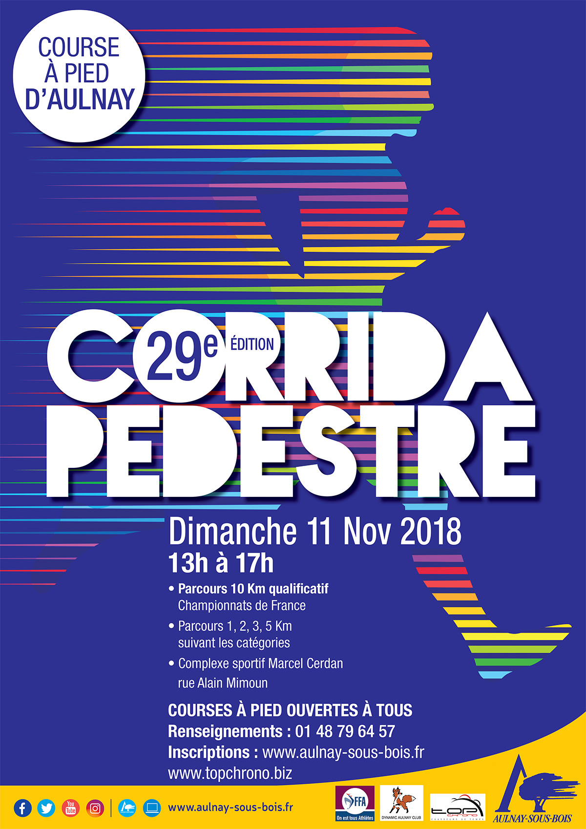 Corrida pedestre 2018