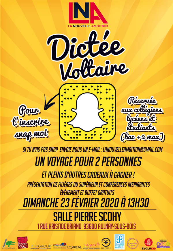 dictee voltaire