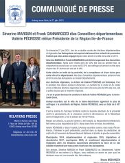 Séverine MAROUN et Frank CANNAROZZO Élus Conseillers départementaux Valérie PÉCRESSE réélue Présidente de la Région Ile-de-France.pdf