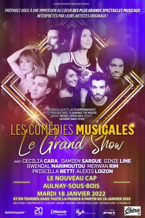 les comedies musicales affiche
