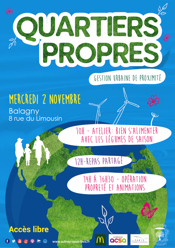 QUARTIERS PROPRES - Mercredi 2 novembre - Balagny