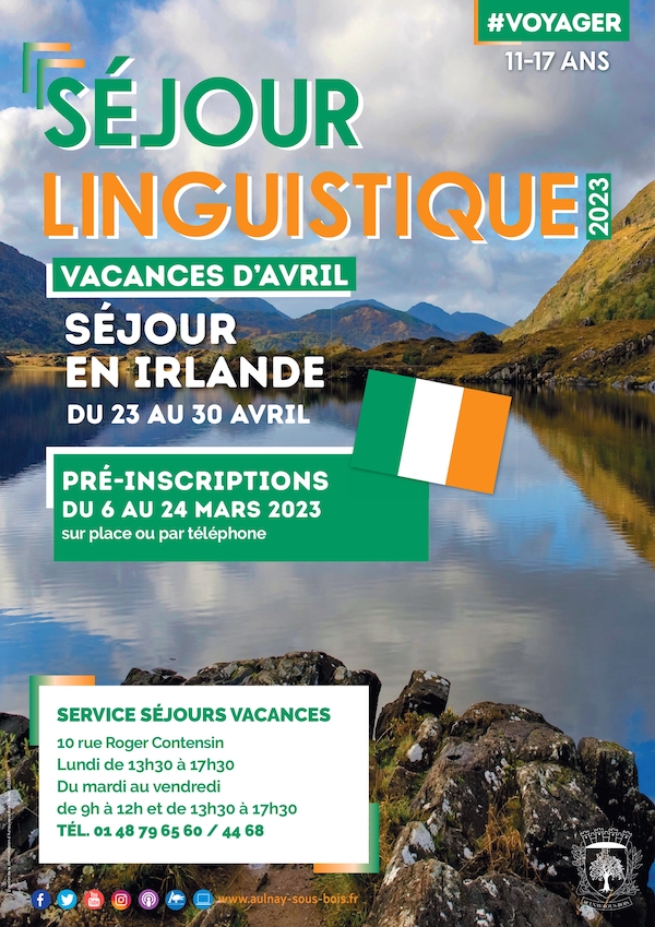 Séjour linguistique en Irlande 2023