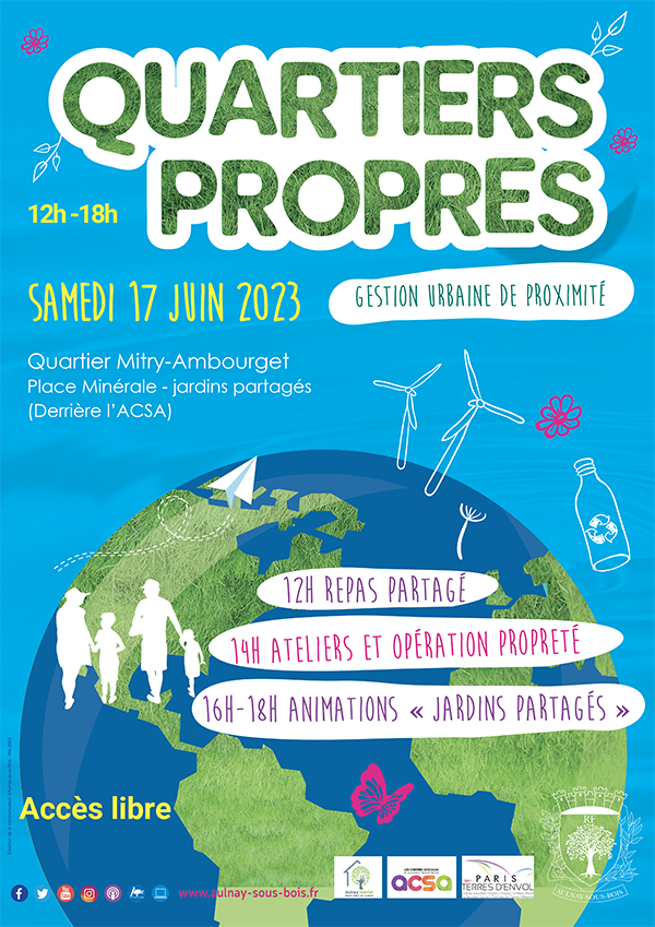 Opérations quartiers propres 17 juin 2023