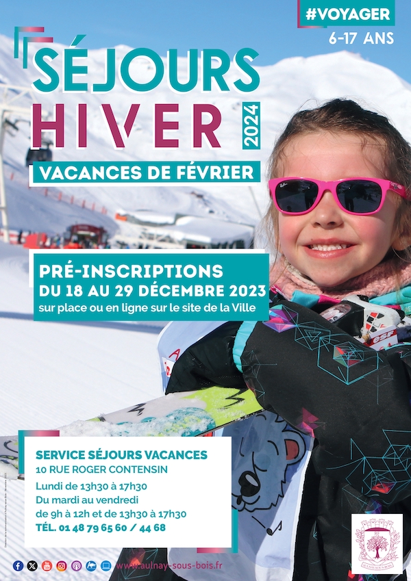 Colonie de Vacances Hiver 2024 avec cours de Ski