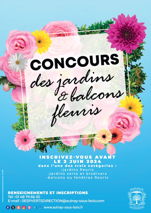 Concours des jardins & balcons fleuris 2024