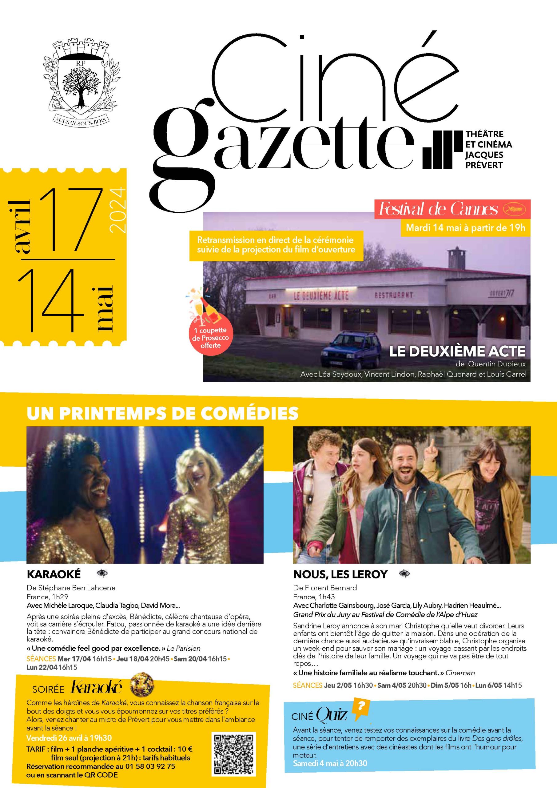 Couv Ciné-Gazette avril-mai