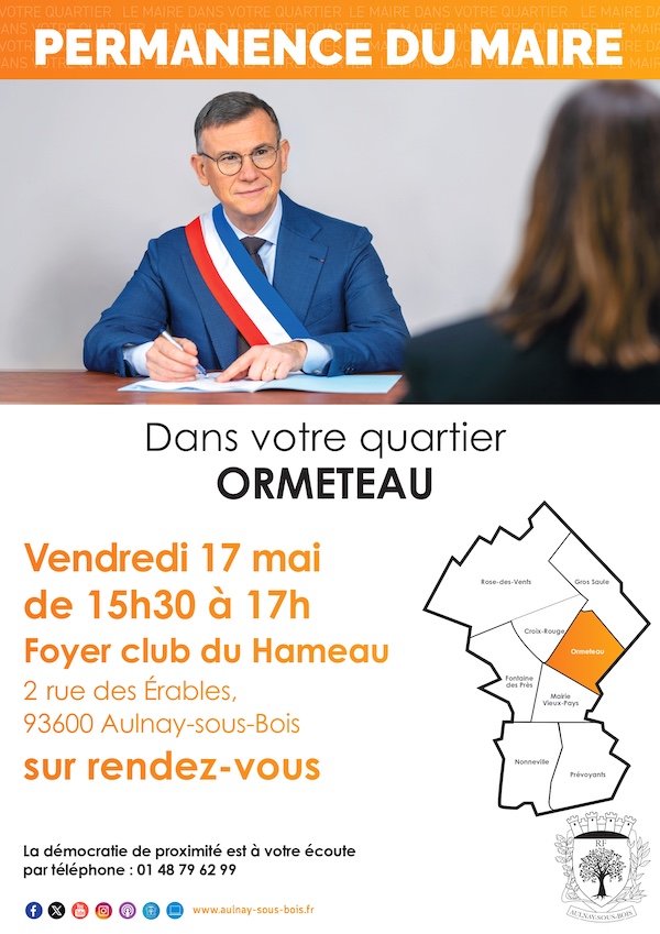 Permanence du Maire - Ormeteau