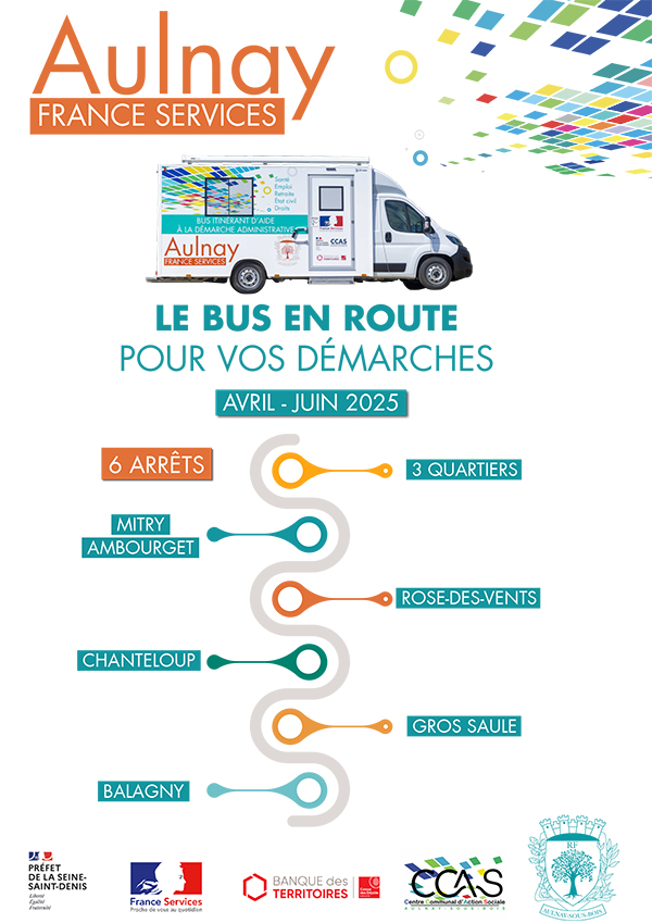 Bus aulnay france services de avril à juin 2025