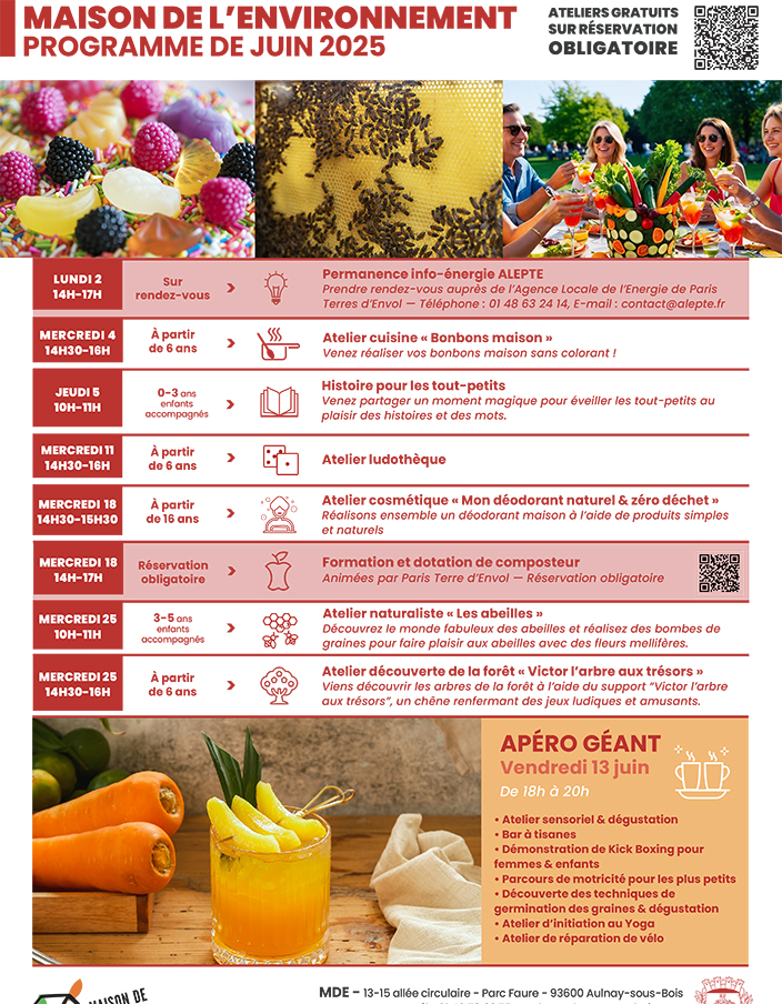 Programme MDE- Juin 2025