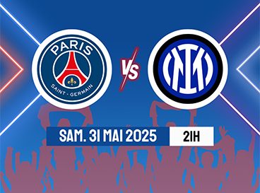 Le Paris Saint-Germain en finale diffusion en direct le 31 mai 2025