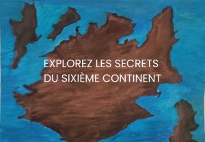 Peinture d'un continent imaginaire.