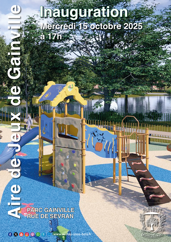 inauguration aire jeux gainville