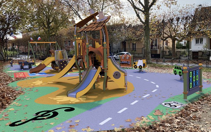 Air de jeux square Jean-Philippe SMET