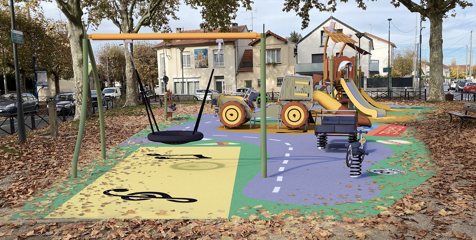 Air de jeux square Jean-Philippe SMET